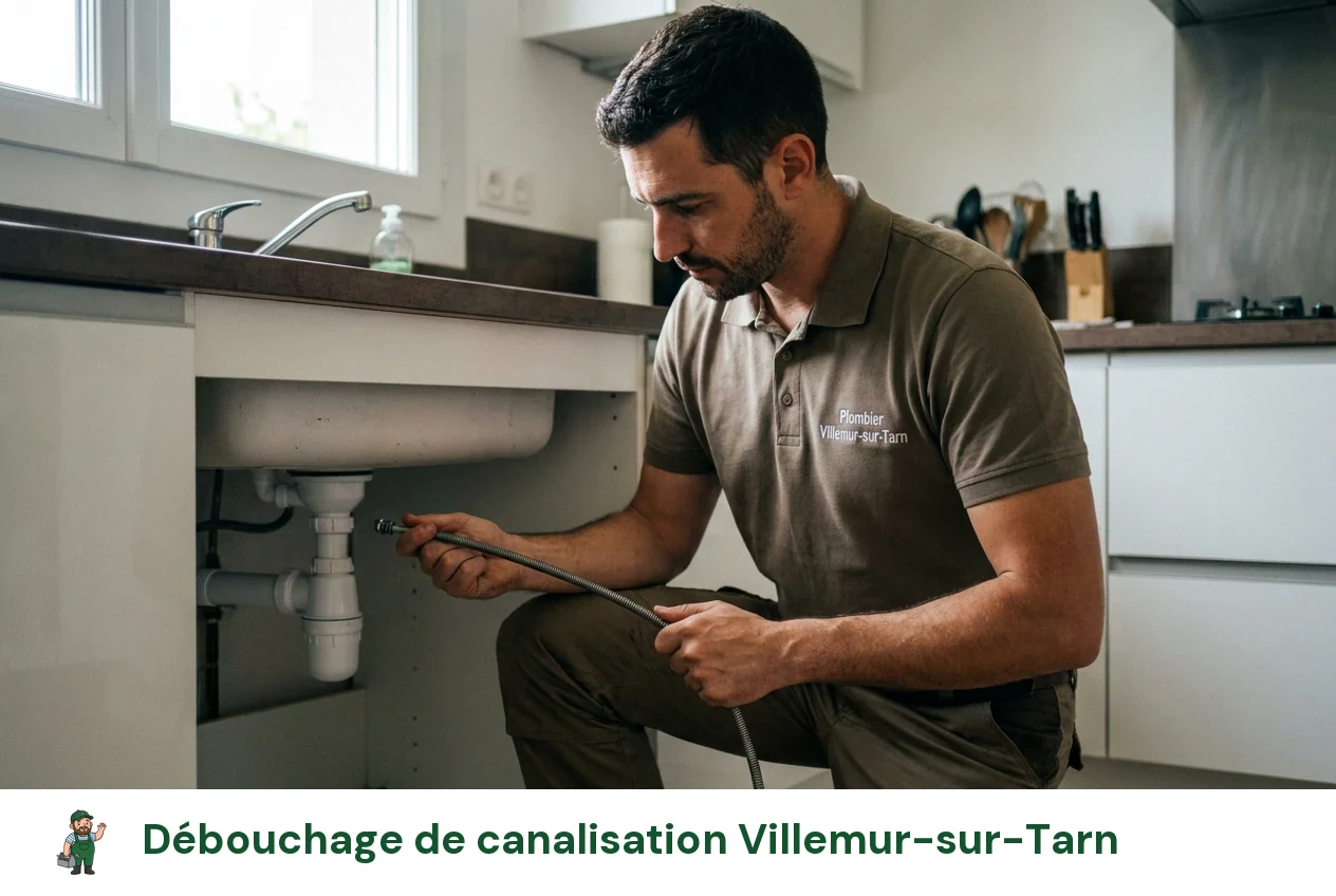 Débouchage de canalisation à Villemur-sur-Tarn