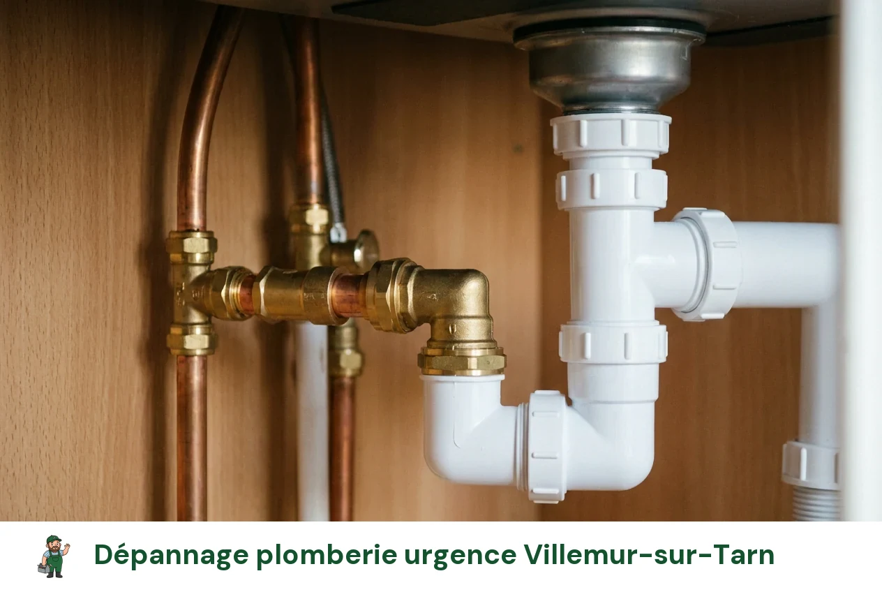 Dépannage plomberie urgence à Villemur-sur-Tarn