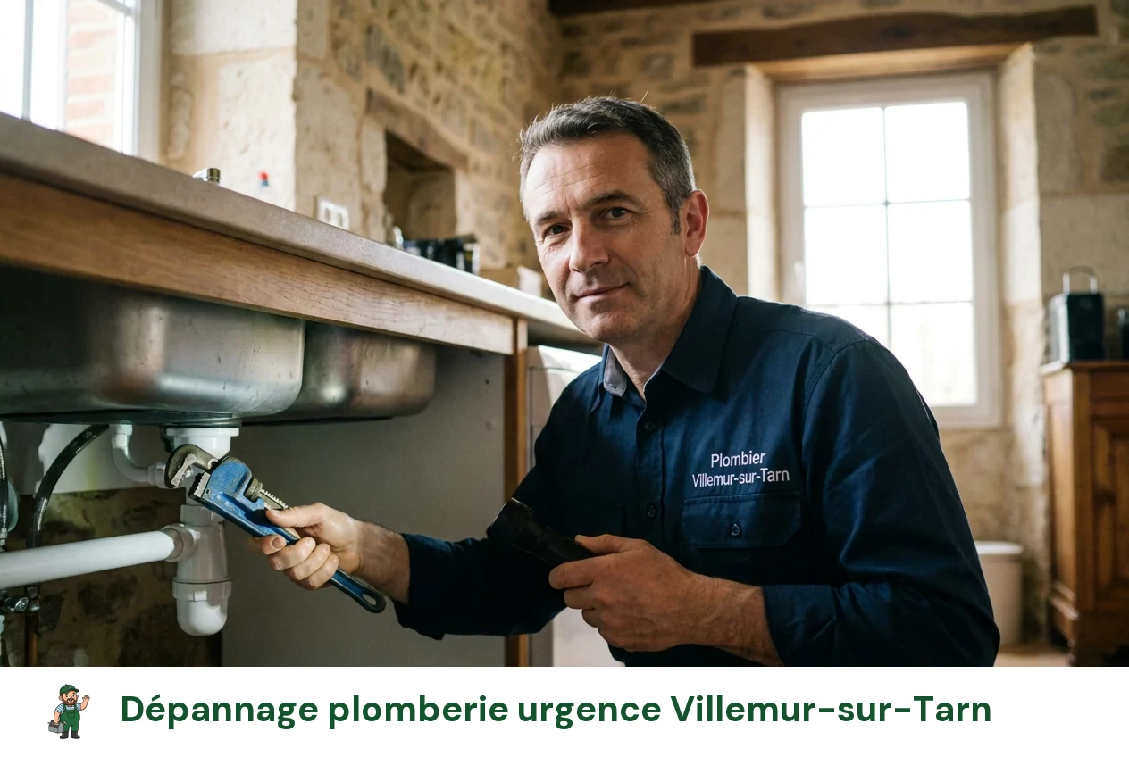 Dépannage plomberie urgence à Villemur-sur-Tarn