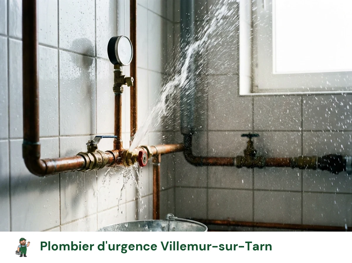 Plombier d'urgence à Villemur-sur-Tarn