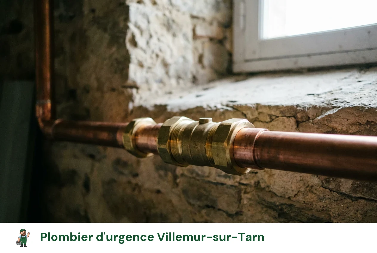 Plombier d'urgence à Villemur-sur-Tarn