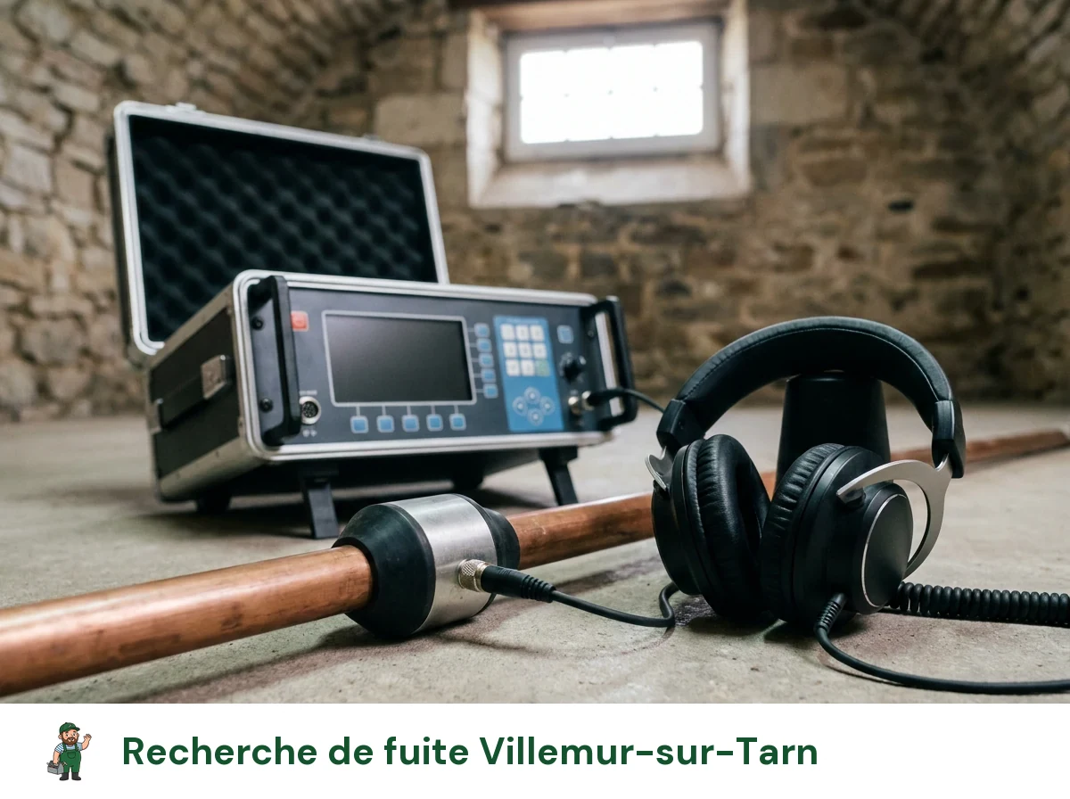Recherche de fuite à Villemur-sur-Tarn