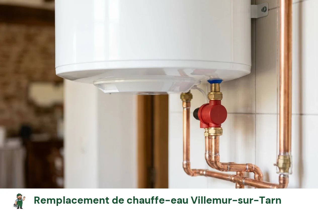 Remplacement de chauffe-eau à Villemur-sur-Tarn
