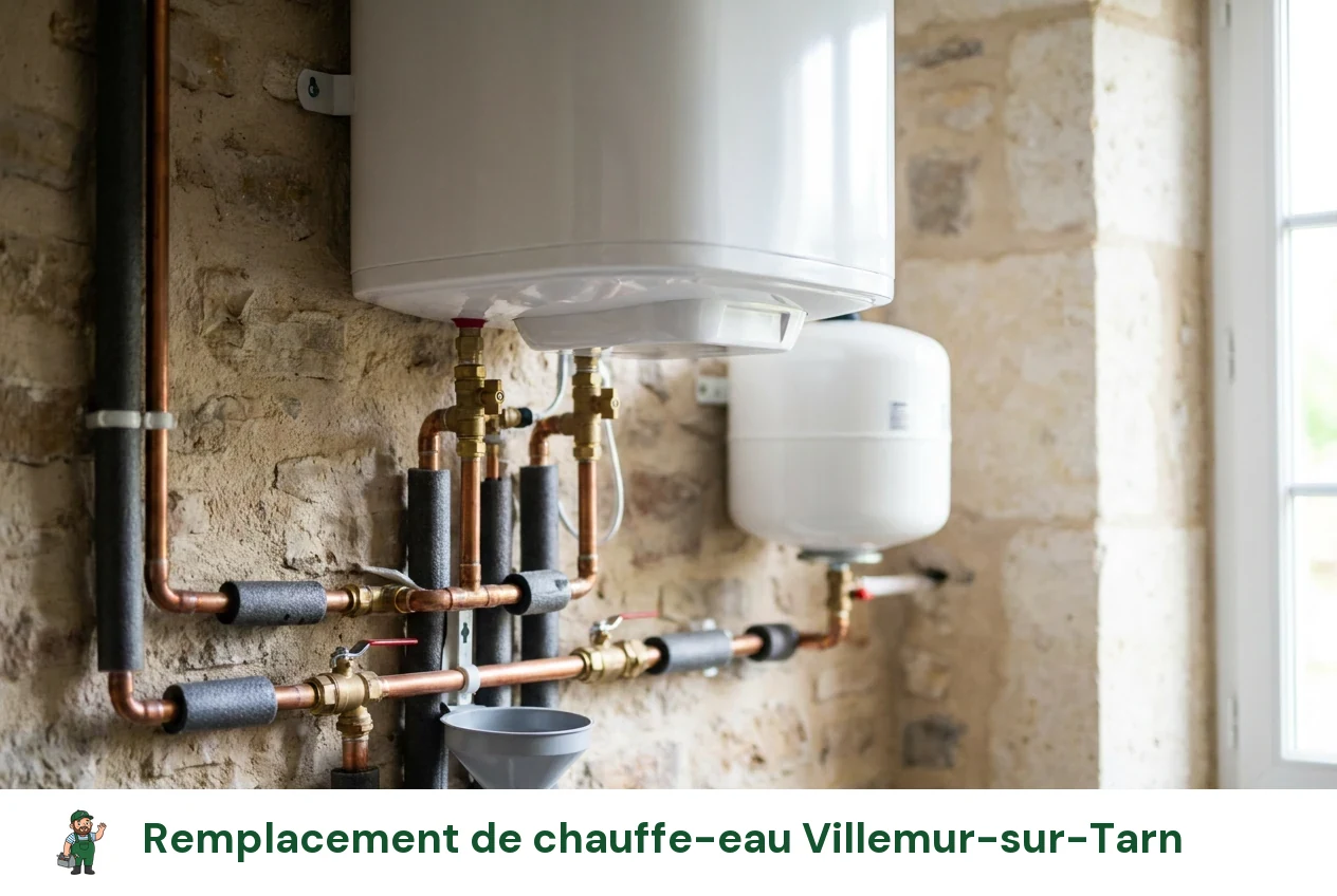 Remplacement de chauffe-eau à Villemur-sur-Tarn