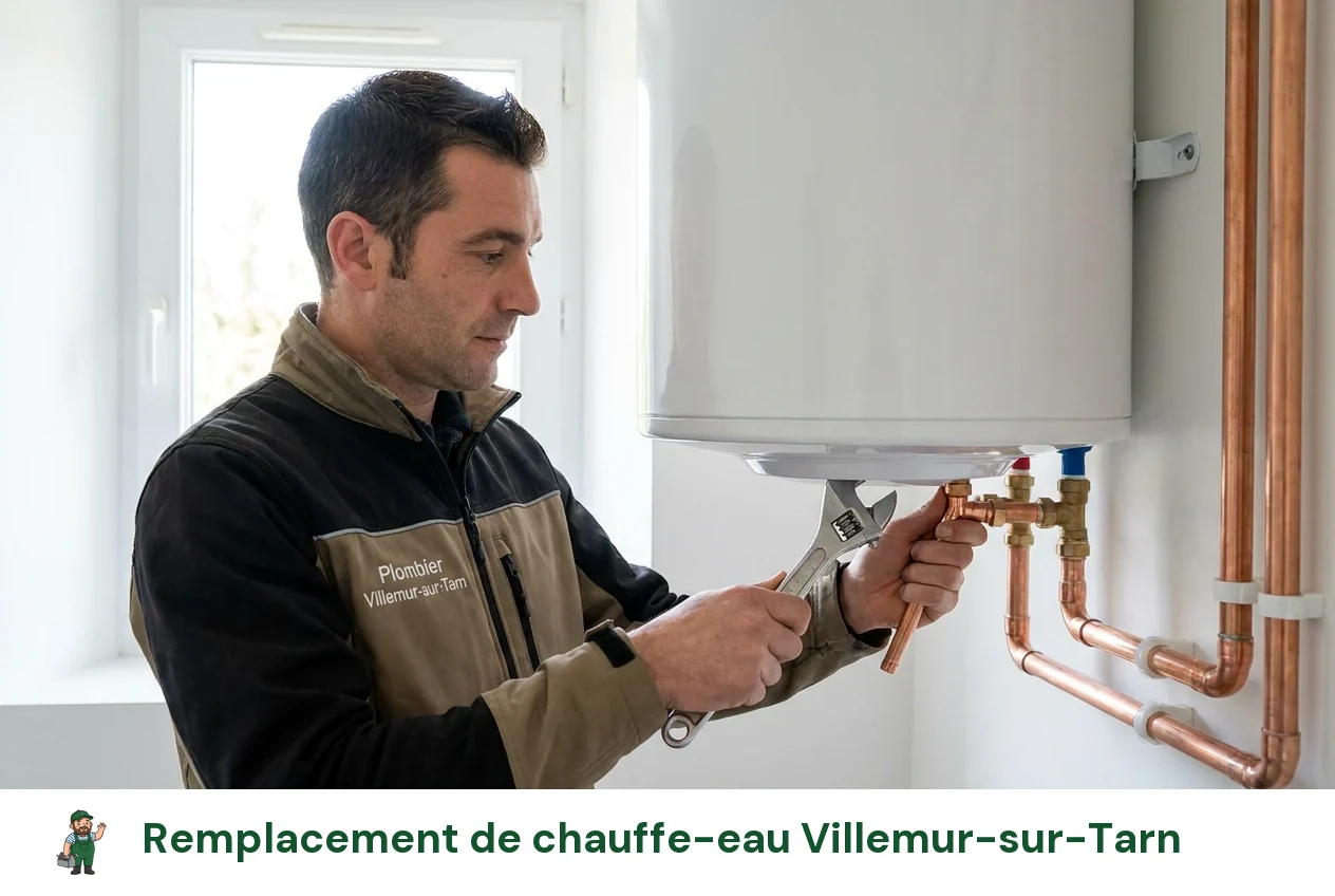 Remplacement de chauffe-eau à Villemur-sur-Tarn