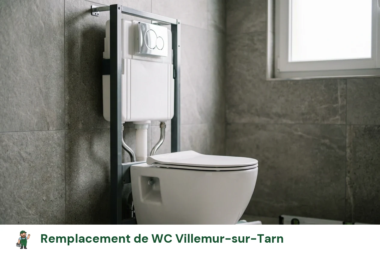 Remplacement de WC à Villemur-sur-Tarn