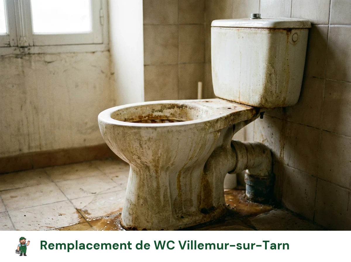 Remplacement de WC à Villemur-sur-Tarn