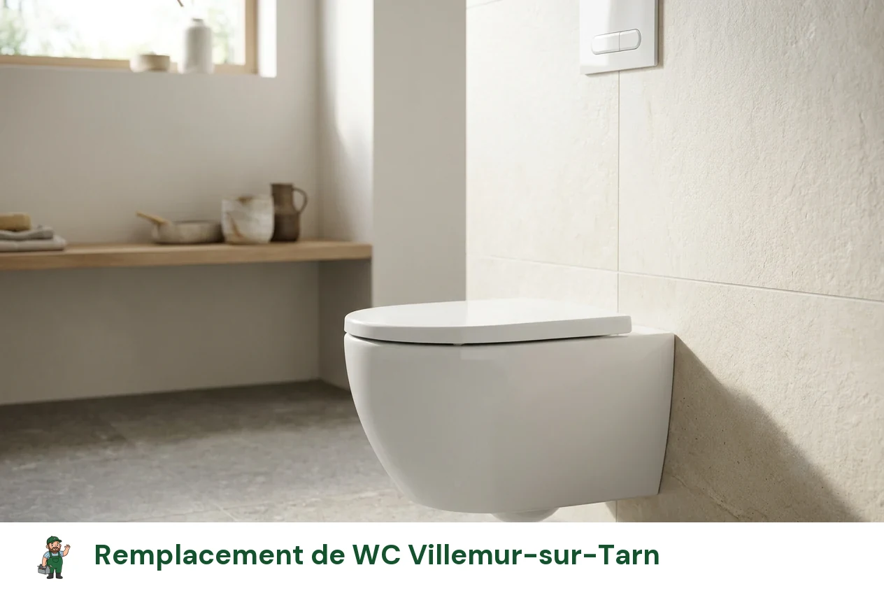 Remplacement de WC à Villemur-sur-Tarn