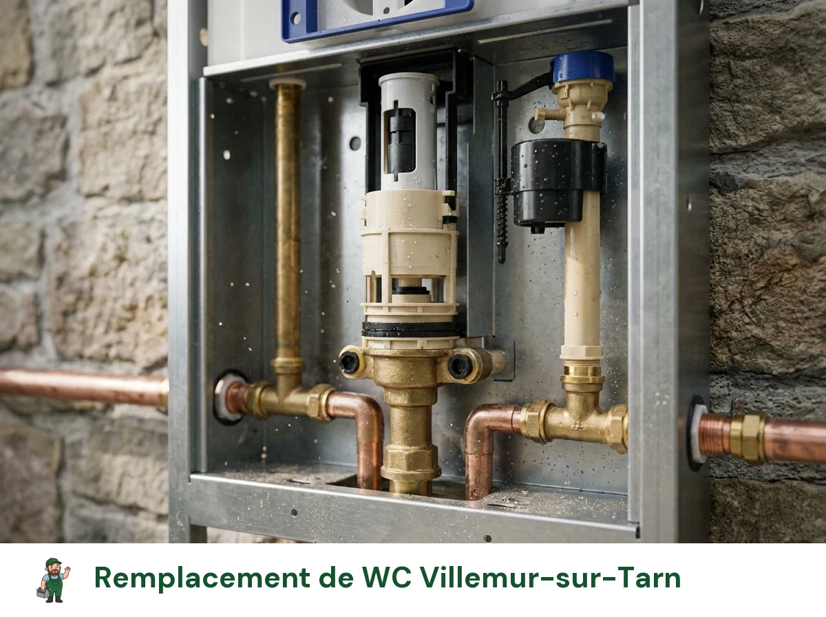 Remplacement de WC à Villemur-sur-Tarn